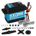 35KG High Torque Coreless Motor Servo Waterproof Metal Gear Digital Stainless Steel Gear Servo with 25T Servo Arm L87812