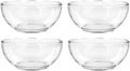6 In Clear Glass Bowls (4) T3698