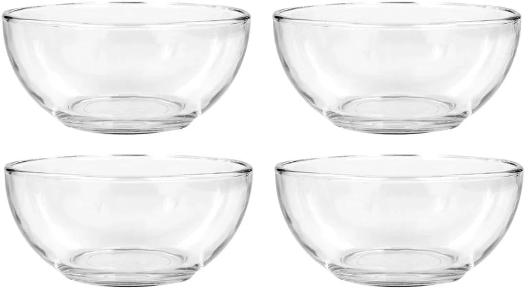 6 In Clear Glass Bowls (4) T3698