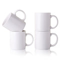 12 OZ White Ceramic Sublimation Mugs Set of 4 Y271507
