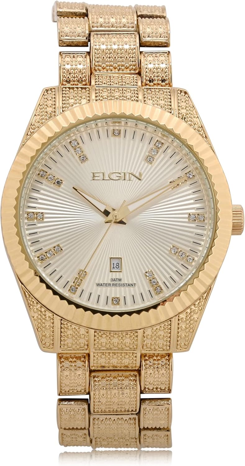 Gold-Tone Analog Watch Y8156