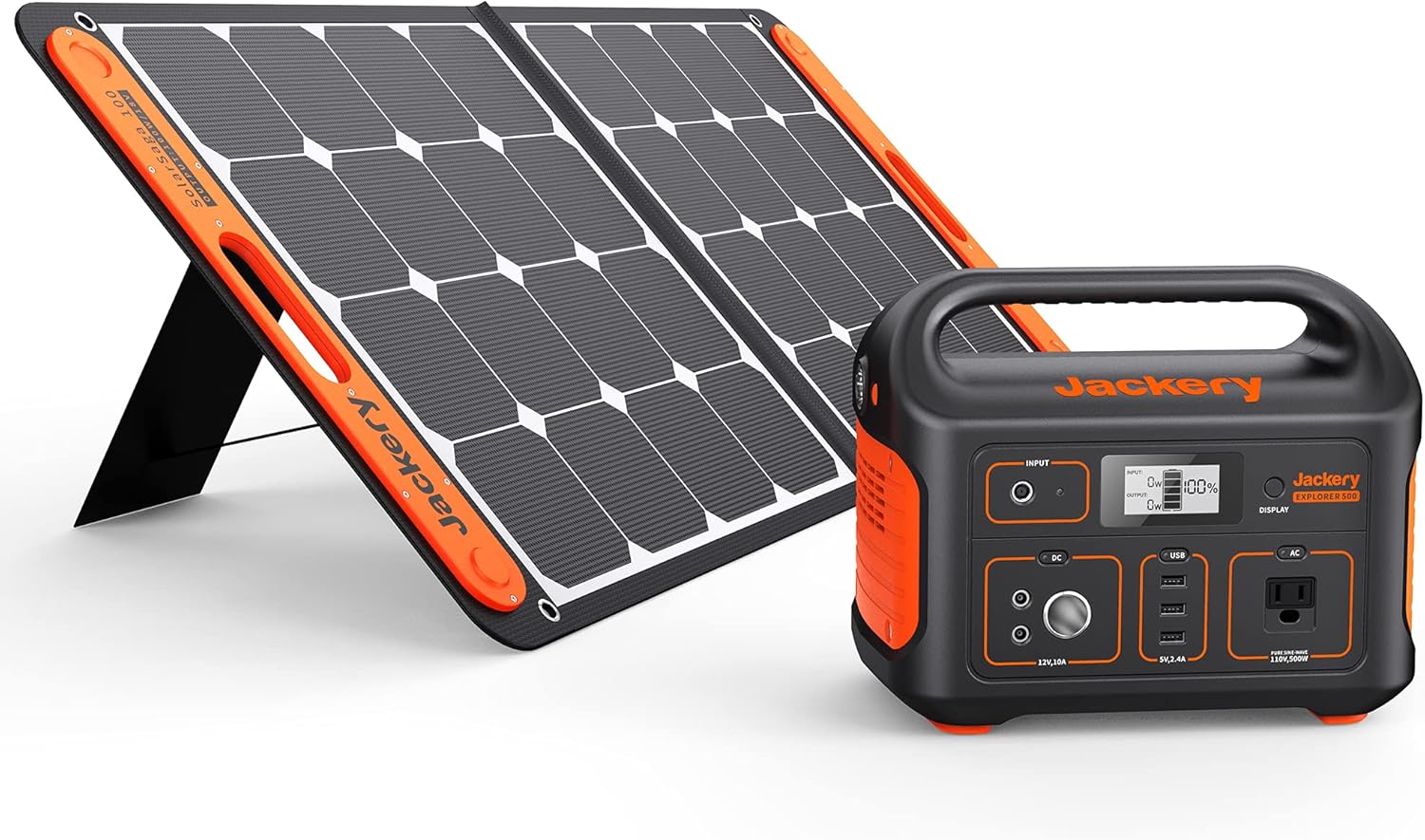 518Wh Solar Generator with Solar Saga 100 S433113