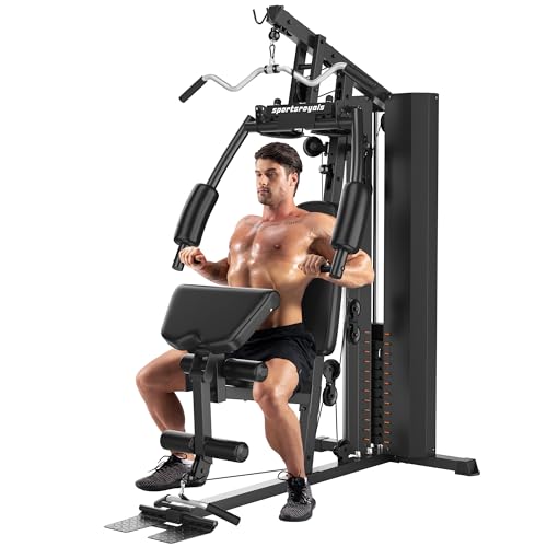 154LBS Weight Stack Multi Home Gym Station D773098