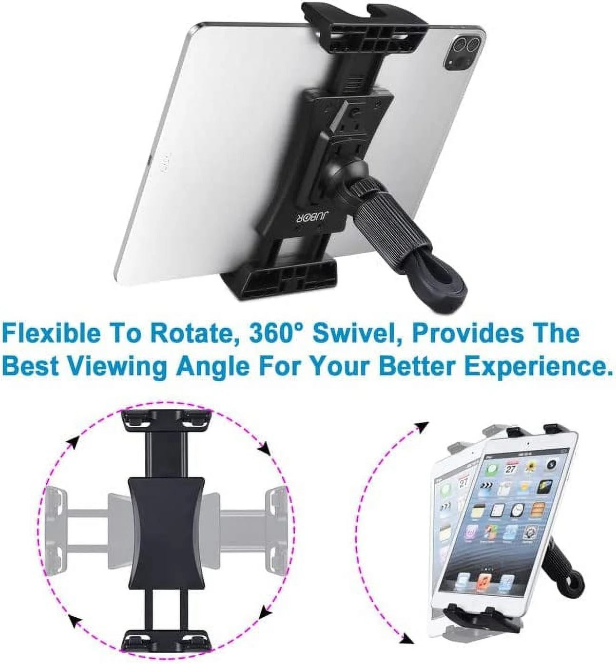 Tablet Holder Mount for Bike Treadmill Exercise Bicycle Y33435