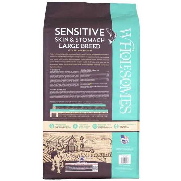 Large Breed Salmon Dry Dog Food U2376