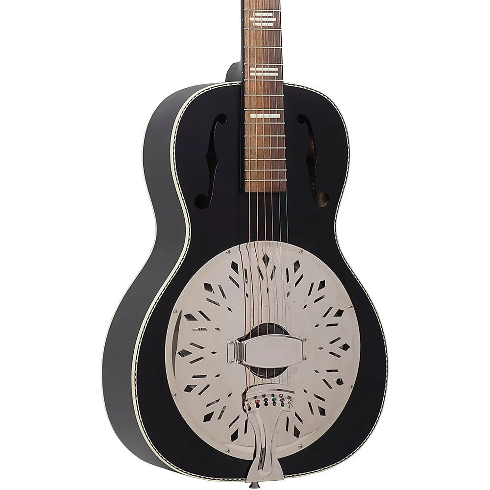 Satin Black Resonator Guitar P17890