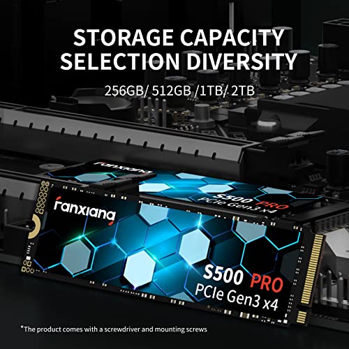 1TB NVMe M.2 PCIe Gen3x4 2280 Internal Solid State Drive M103314