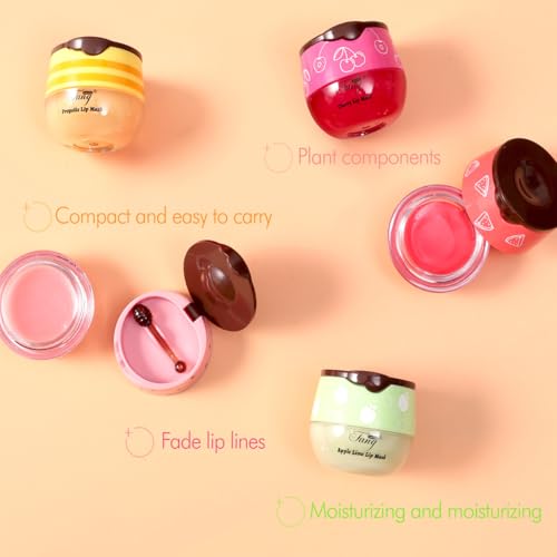 6 PCS Lip Balm Set (Honey, Strawberry, Watermelon, Apple Lime, Cherry, Mint) S120357