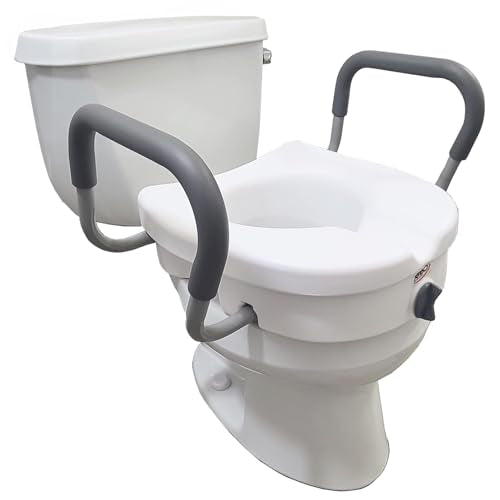 5" Raised Toilet Seat with Arms N6880