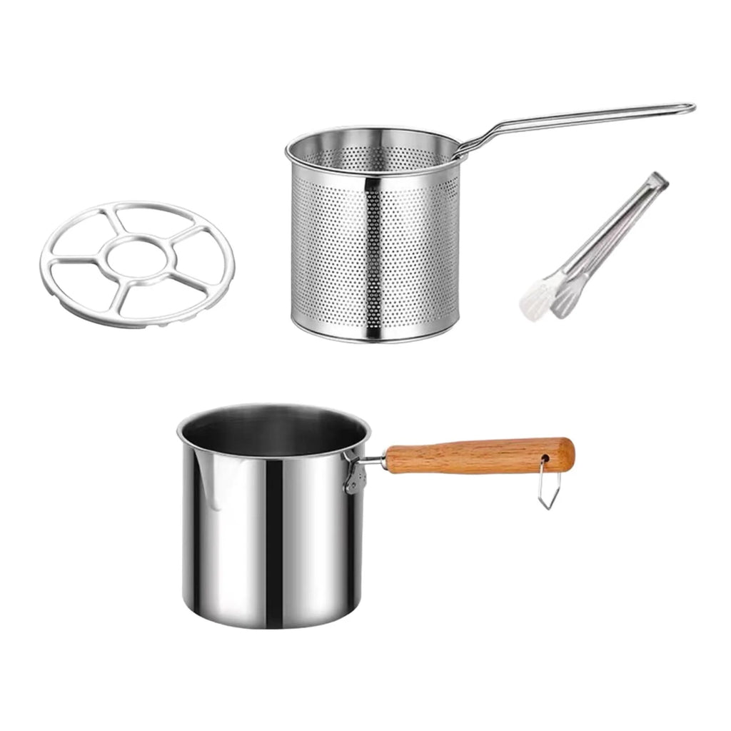 Deep Frying Pot with Strainer Basket with Handle L848710