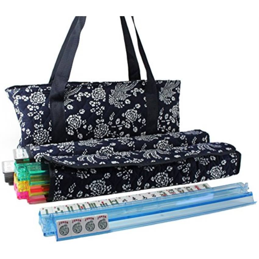 Blue Phoenix 166 Tiles American Mahjong Set with Soft Bag O188