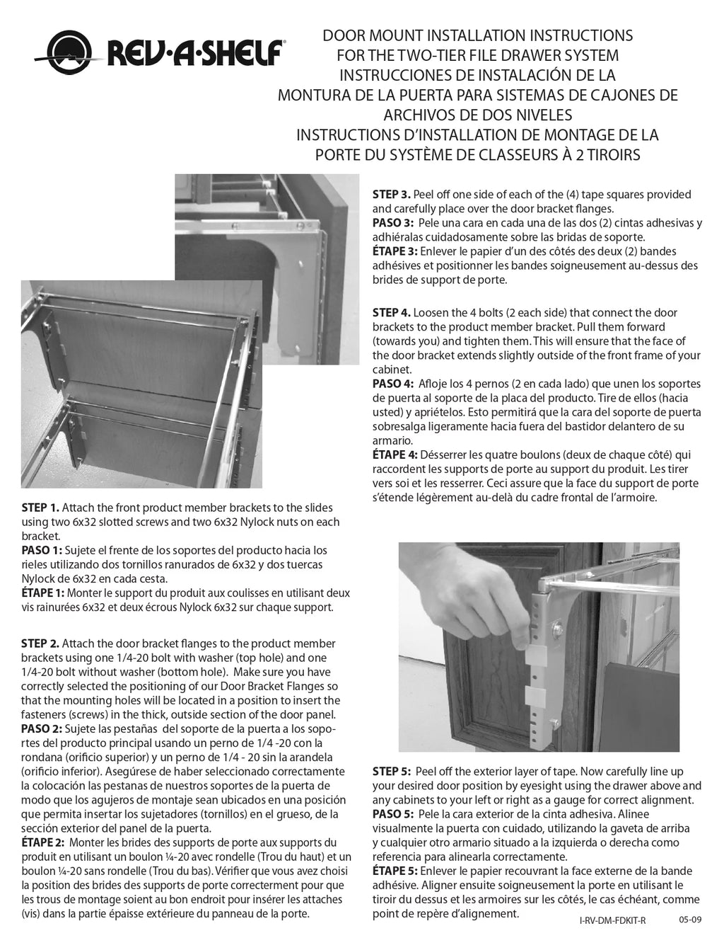 2 14.5" Tier Base Cabinet File Drawer Organizer System X717180