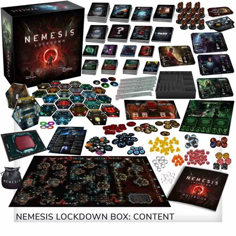 Cooperative Sci-Fi Horror Strategy Board Game Y774