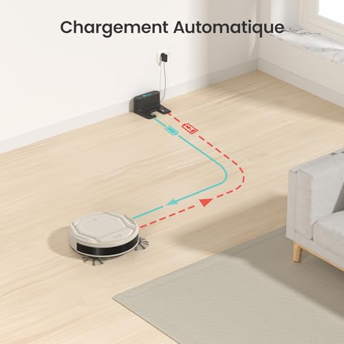Robot Vacuum with 12000Pa Suction, Anti-Tangle Brushes, Self-Emptying Z25971