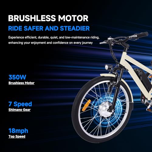 24"&26" 3 Wheel Mountain Electric Bicycle with Basket B60555