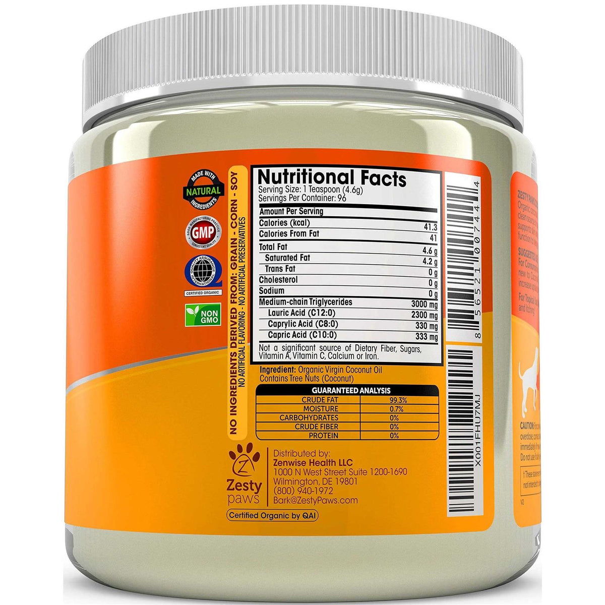 Organic Coconut Oil for Dogs D539066