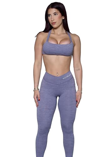 High Waisted Seamless Compression Scrunch Butt Leggings F8989