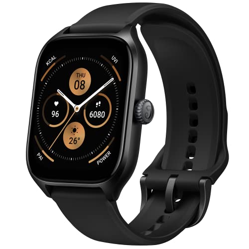 Black 43mm Smart Watch with GPS P610466