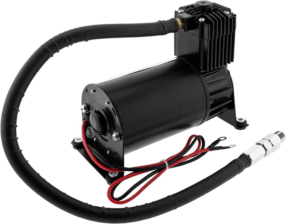 Train Horn Kit with 150psi Air Compressor, 1.5 Gallon Tank, 3 Trumpets A344304