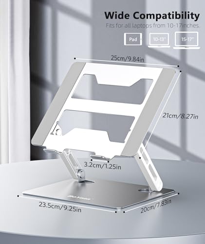 Adjustable Laptop Stand with Non-Slip Mat T190468