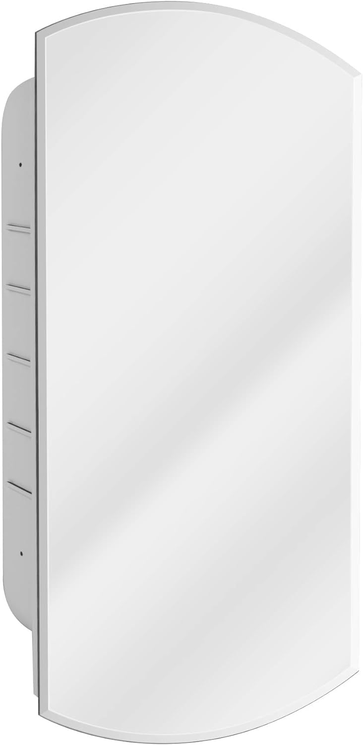 Recessed Medicine Cabinet Mirror with Beveled Edge F866932