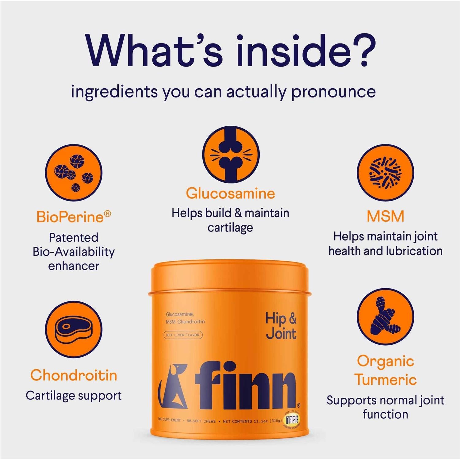 Finn Hip & Joint Supplement for Dogs L779