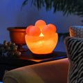 6 inches 8 lbs. Himalayan Salt Lamp with Dimmer Switch and Extra Bulb Q723745