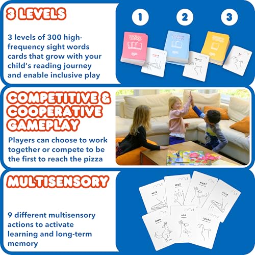 300 High-Frequency Sight Words Board Game J241
