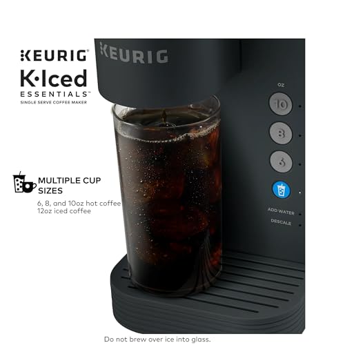 White Single-Serve K-Cup Pod Coffee Maker with 36oz Removable Reservoir O565711