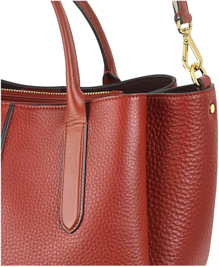 Medium Leather Satchel Bag P410