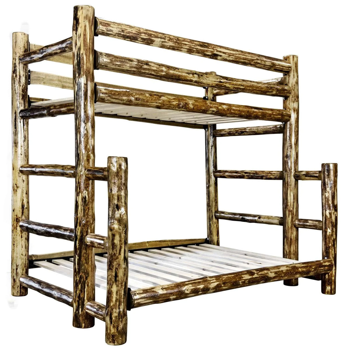 Brown Wood Twin over Full Bunk Bed K884186
