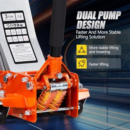3 Ton Low Profile Floor Jack H708