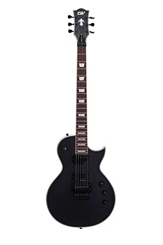Satin Black Solid Body Electric Guitar with Floyd Rose Tremolo F441825