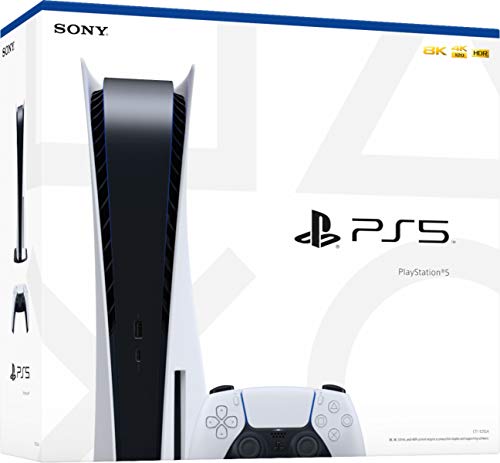 Playstation 5 Disc Version Console - Additional Controller, 825GB SSD (Renewed) T245701