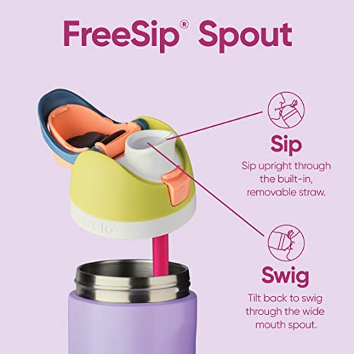 32 Oz Insulated Stainless Steel BPA-Free Water Bottle with Straw G639949