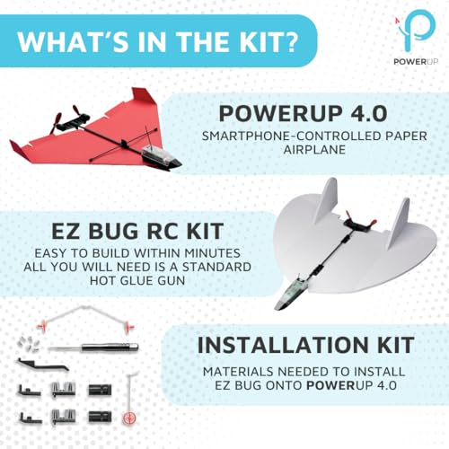 Smartphone Controlled Paper Airplane Kit F817
