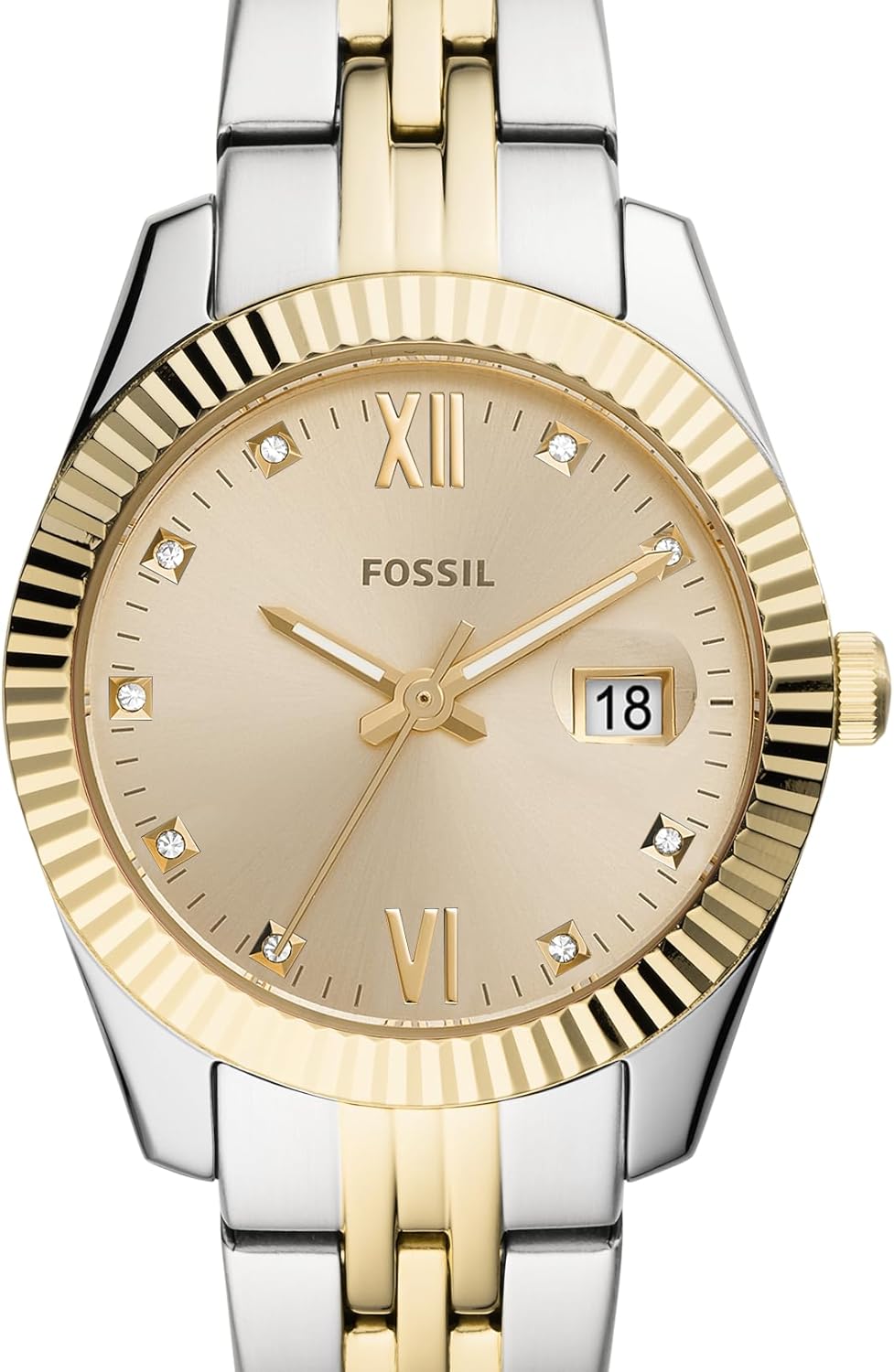 Gold Silver Stainless Steel Quartz Watch N772