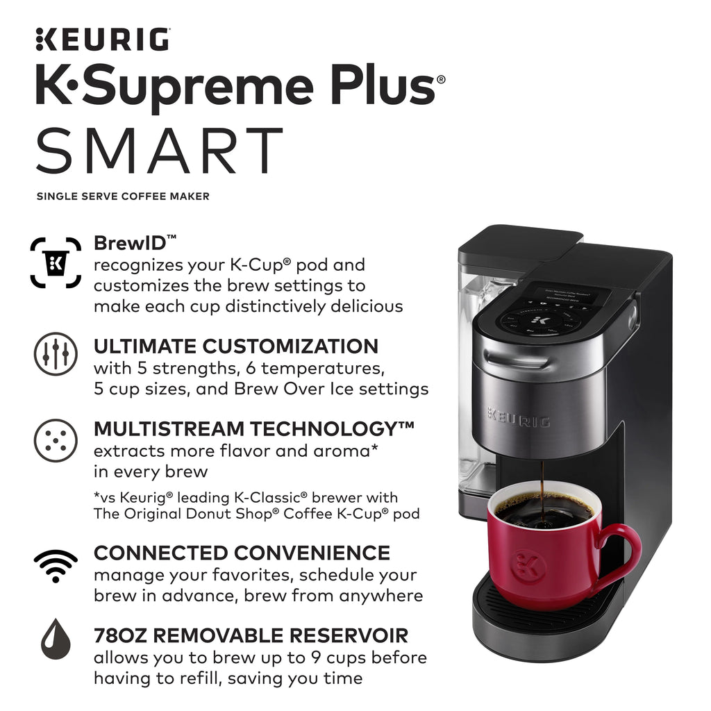 Black Single Serve K-Cup Pod Coffee Maker O468