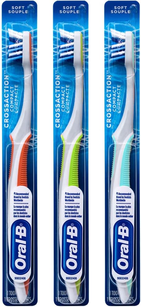 Compact Toothbrush, 23 Soft - Pack of 3 X225341