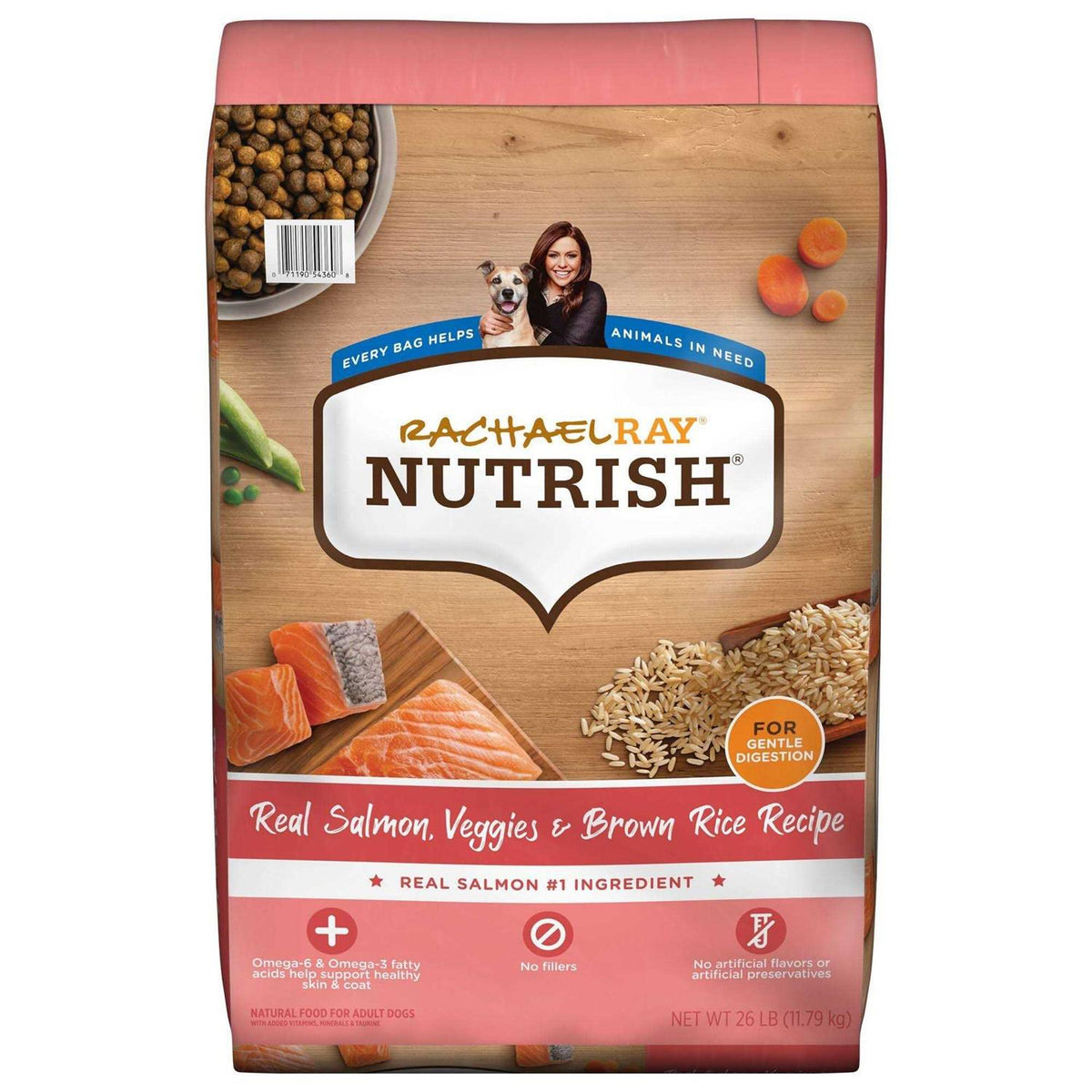 Salmon Veggies & Brown Recipe Dry Dog Food V125