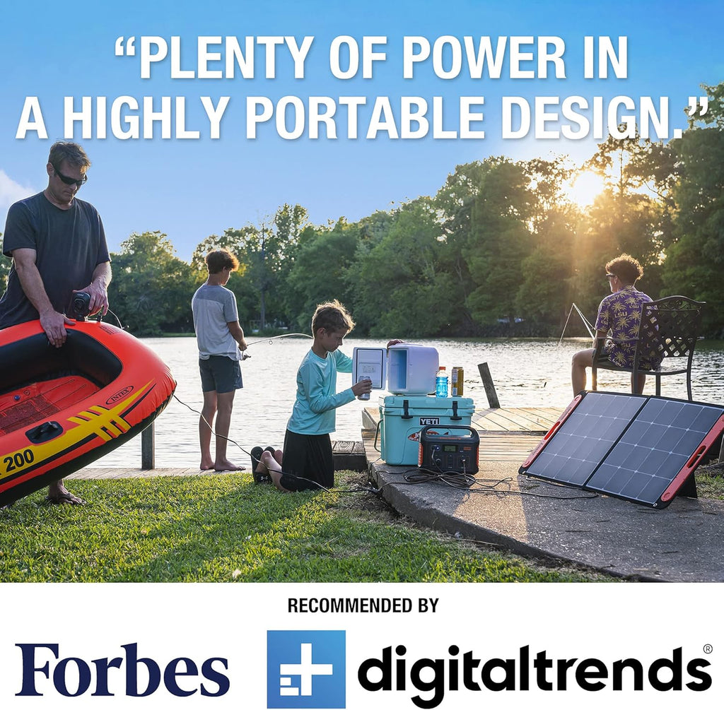 518Wh Solar Generator with Solar Saga 100 S433113