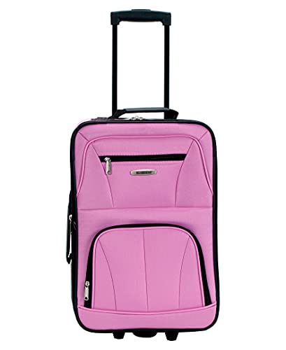 Pink Expandable 2-Piece Softside Upright Luggage Set A441575
