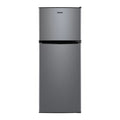 Stainless Steel Two Door Mini Refrigerator with Freezer S955