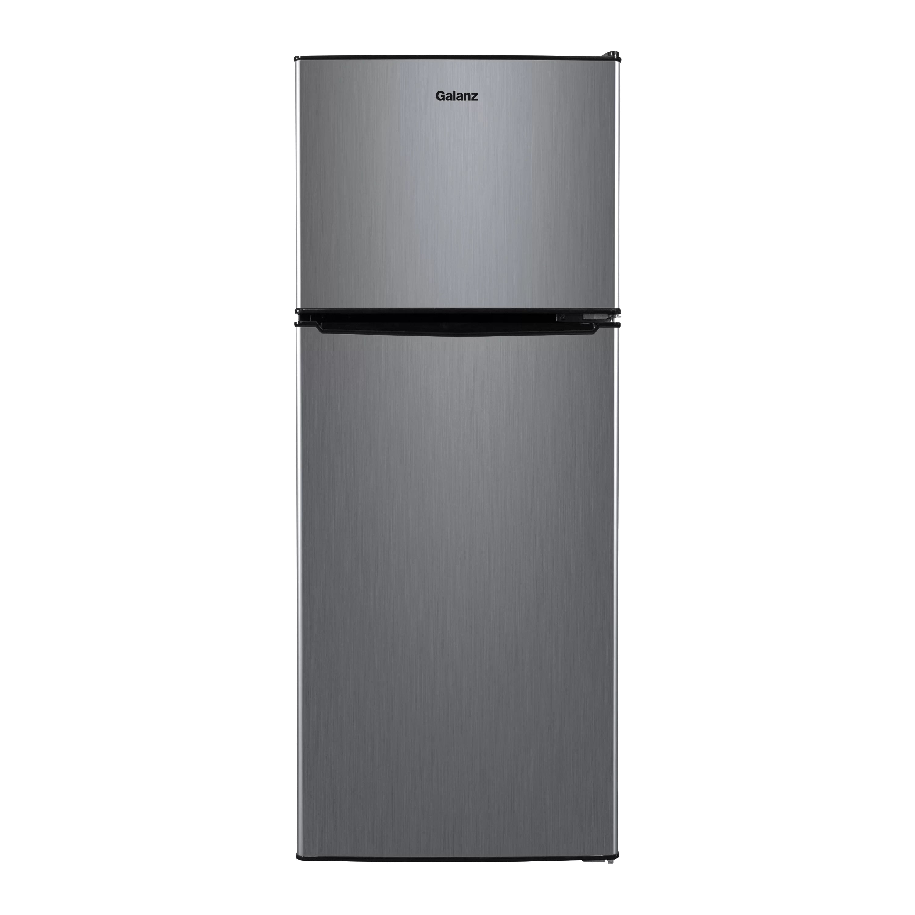 Stainless Steel Two Door Mini Refrigerator with Freezer S955