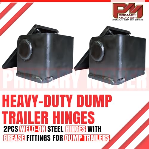 2Pcs Greasable Weld-On Solid Steel Dump Trailer Hinges H616