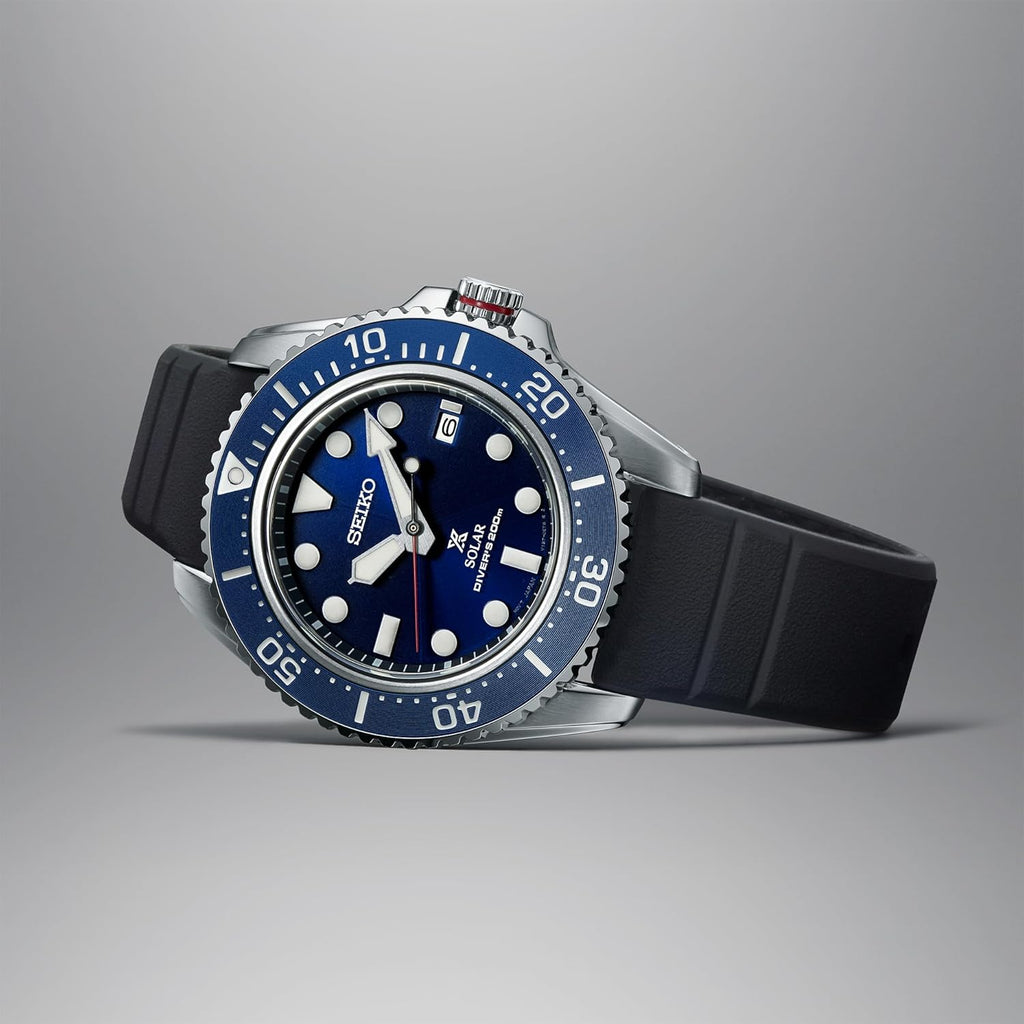 Solar Dive Watch with LumiBrite Hands, Stainless Steel Case, 200M Water Resistant T16194