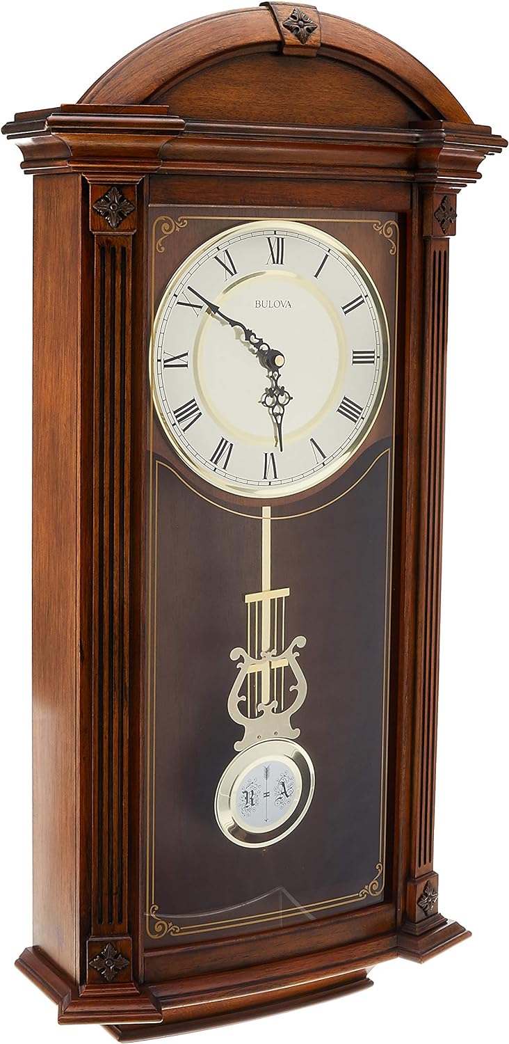 Walnut Chiming Clock Q880941
