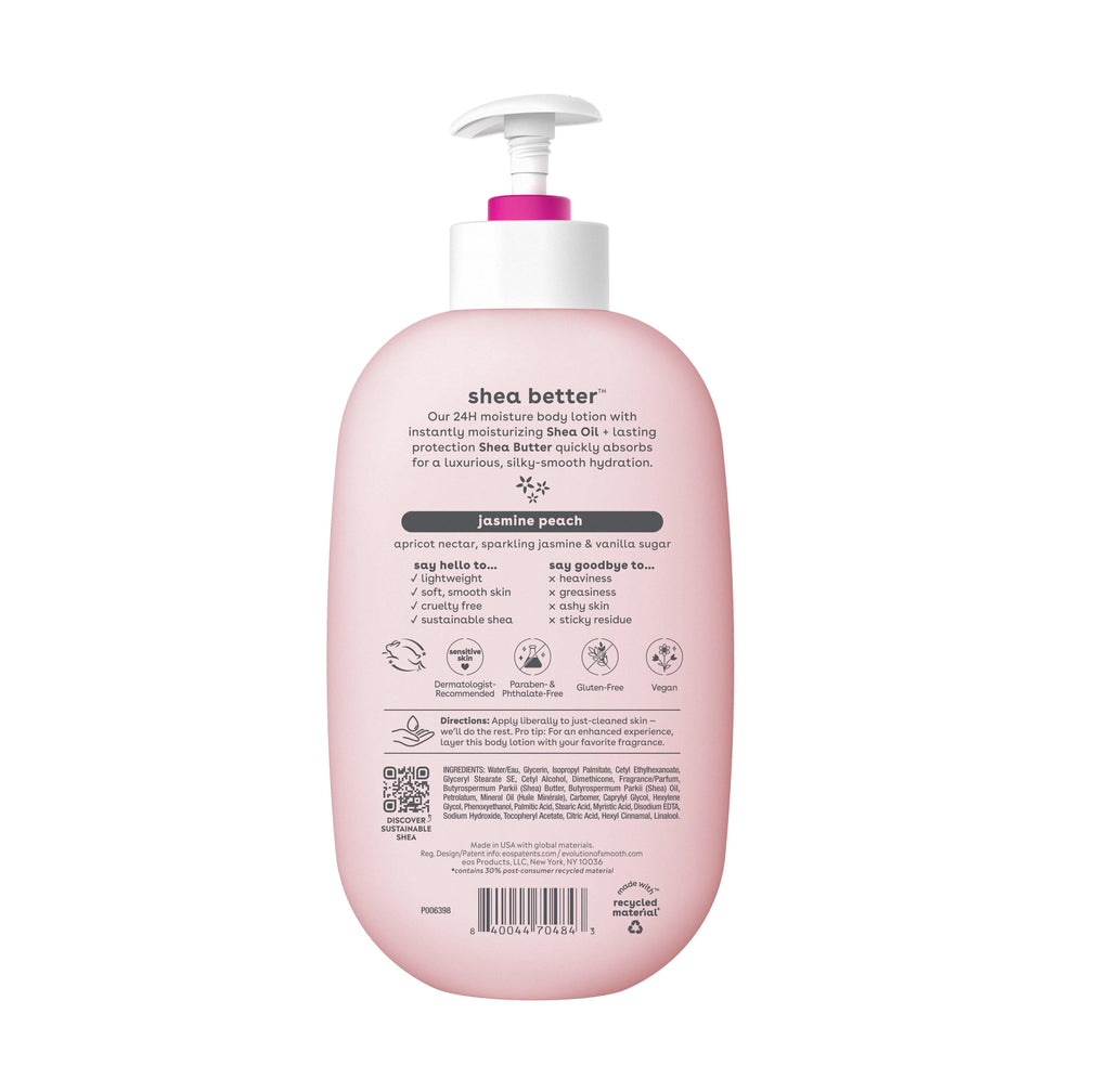 Shea Body Lotion Jasmine Peach, 16 fl oz W90328