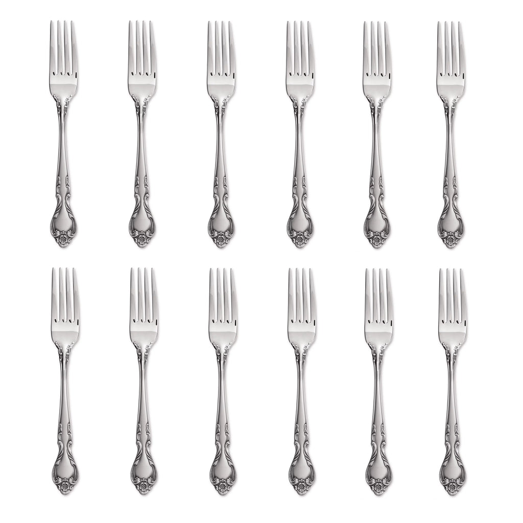 18/8 Stainless Steel Dinner Fork Set of Twelve F314080