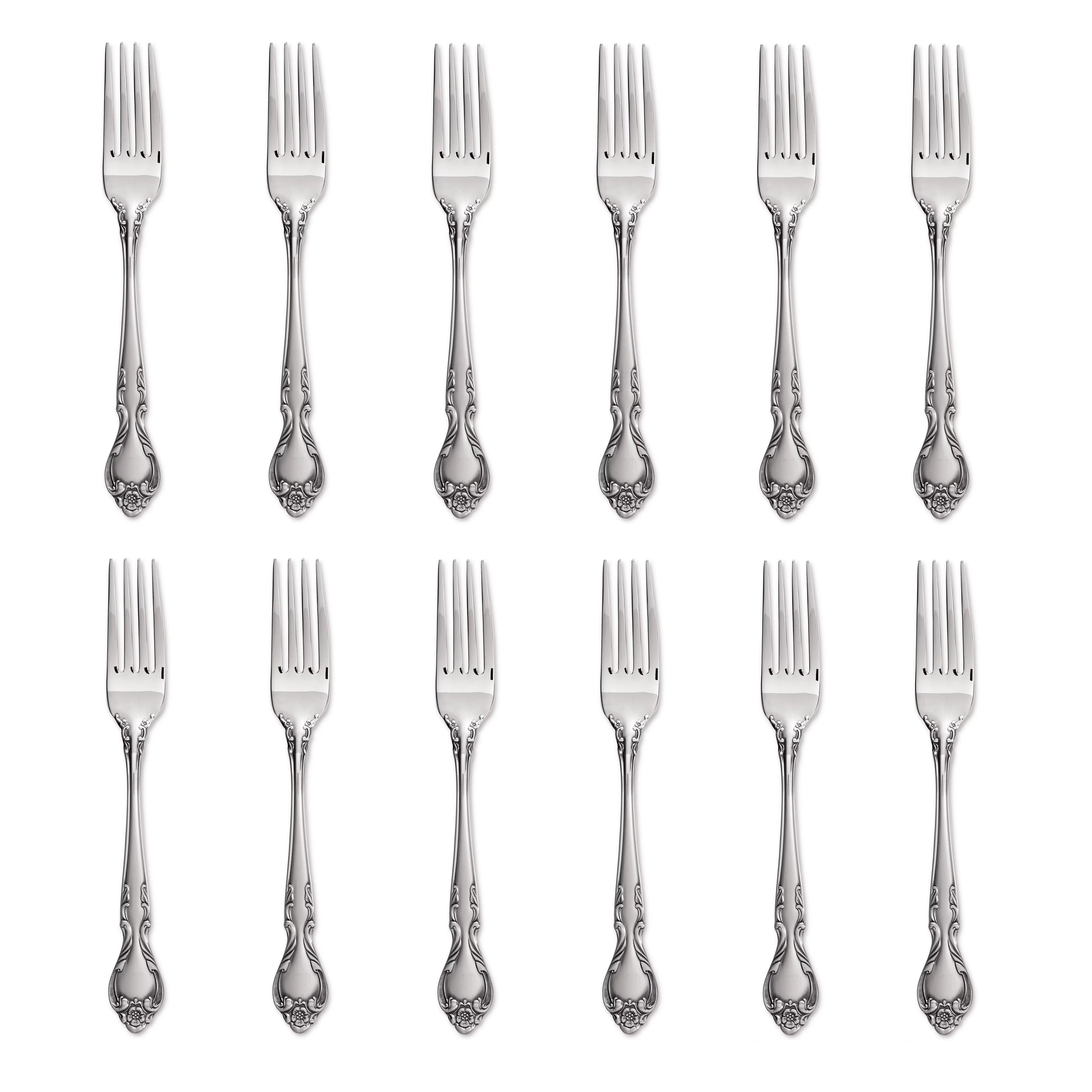18/8 Stainless Steel Dinner Fork Set of Twelve F314080